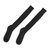 Knee - high alpaca walking socks - Black - Heating & Plumbing London - Alpaca walking socks
